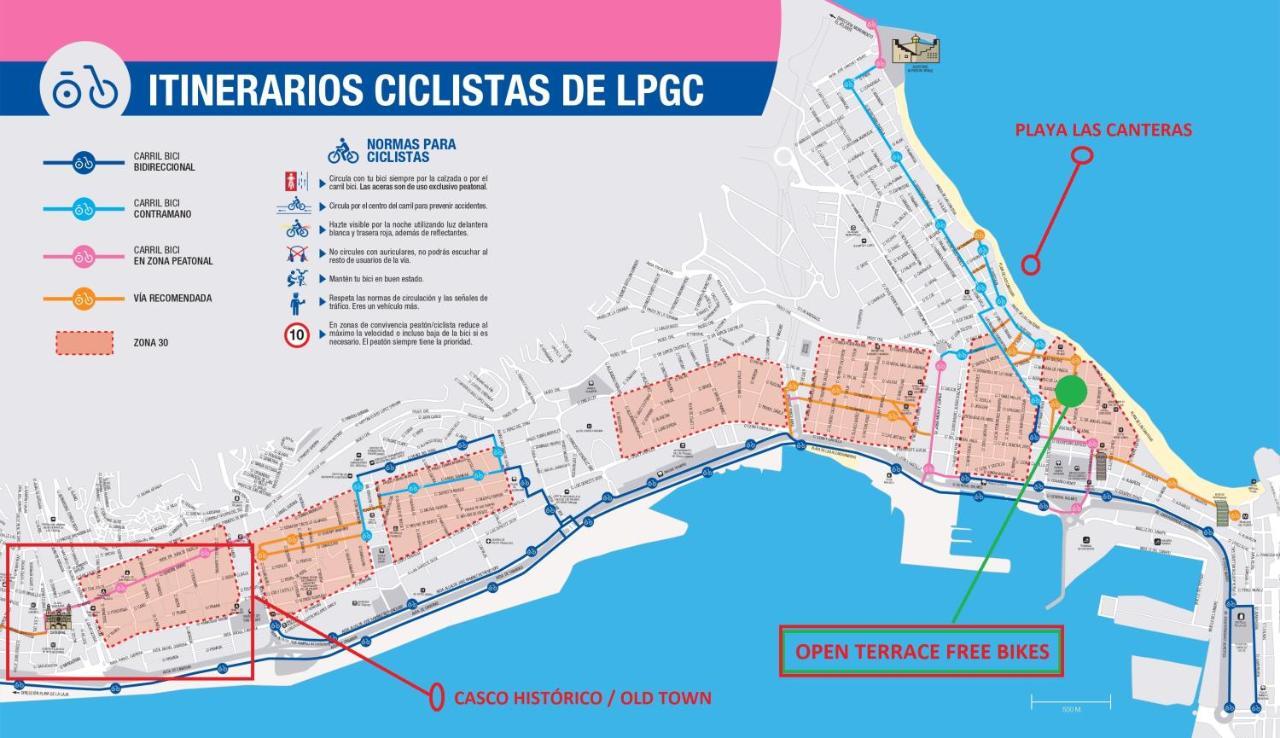 Living Las Canteras Homes - Workout & Free Bikes لاس بالماس دي غران كاناريا المظهر الخارجي الصورة